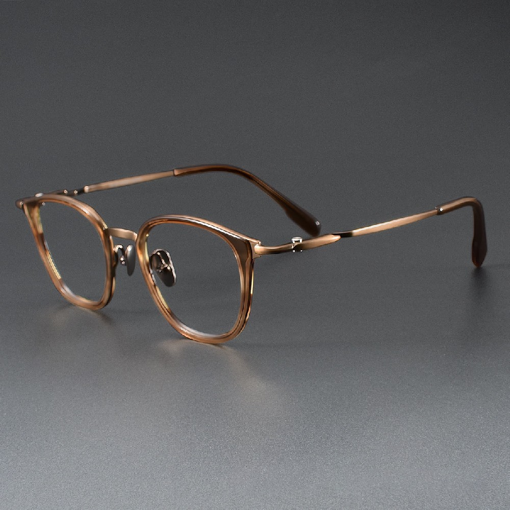 Wholesale Titanium Optical Frame High Quality Optical Glasses for Men and Women Lightweight Titanium Full Frame